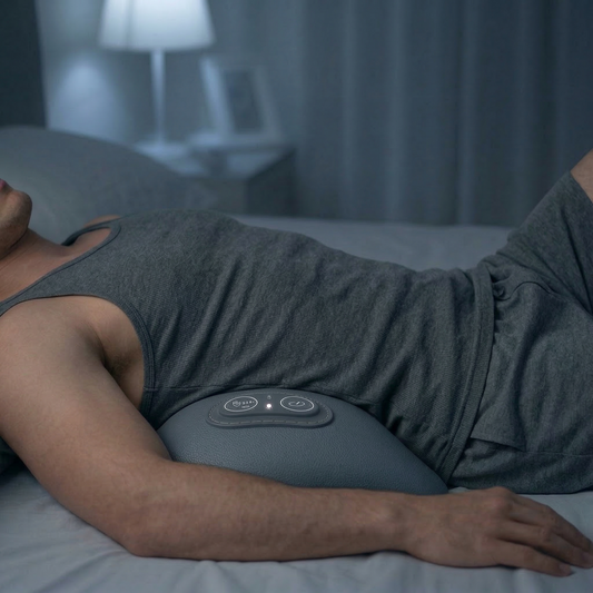 LumbarRelief Intelligent Heating & Massage Support Pillow